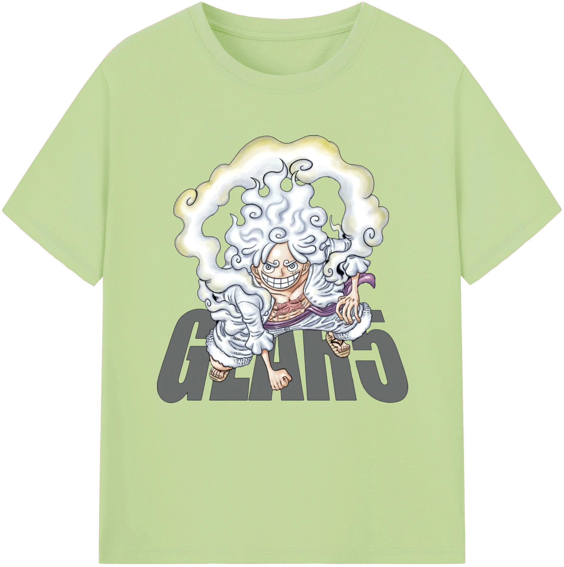 ワンピース モンキー・D・ルフィ ONE PIECE Monkey D. Luffy 綿100％半袖Tシャツ（フロントプリント）